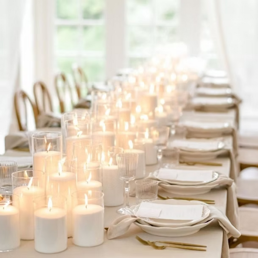 Cylinder Vases with Sandwax (Set of 3)